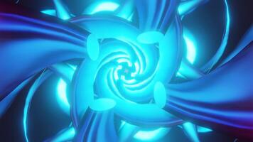 Colorful strobes pulse in a futuristic, abstract VJ loop. video