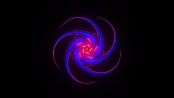 Futuristic strobe lights flash against an abstract, colorful backdrop in a VJ loop. video