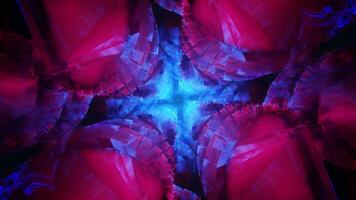 Colorful, abstract visuals with flashing strobes in a futuristic VJ loop. video
