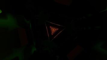 Abstract visuals pulse with futuristic strobe lights in a vibrant VJ loop. video