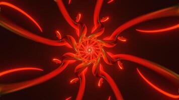 Colorful strobe flashes in a futuristic, abstract VJ loop. video