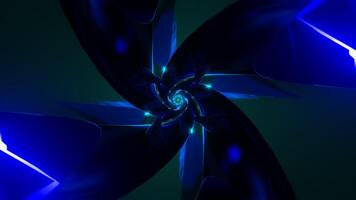 Futuristic strobe lights flash in an abstract, vibrant VJ loop. video