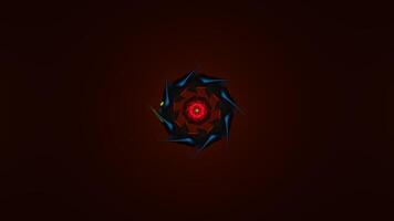 Abstract visuals with flashing futuristic strobes in a colorful VJ loop. video