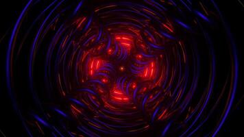 A futuristic VJ loop featuring colorful, abstract strobe lights. video