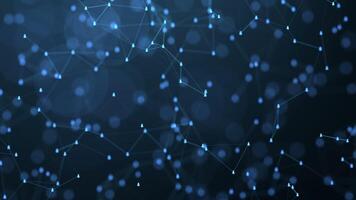 Global social network connection concept. Connecting people icon link on the internet.Seamless loop. 4K video
