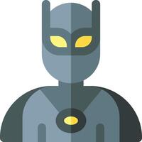 Batman icon in flat style vector