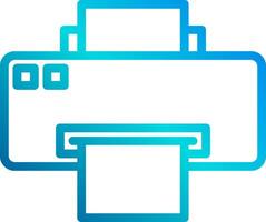 Printer icon on white background vector