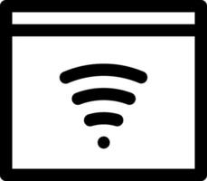 A wifi icon on a white background vector