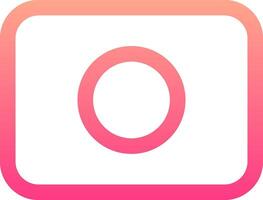 An app icon with the letter o in the center vector