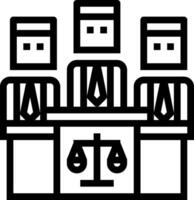 A black and white image of three people sitting at a table vector