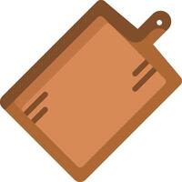 A cutting board with a handle on it vector