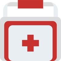 A first aid kit icon on a white background vector