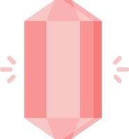 A pink diamond with a white background vector