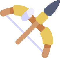 An arrow and bow icon on a white background vector