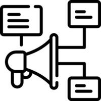 A megaphone with a speech bubble and a speech bubble icon vector