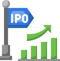 Ipo in india vector
