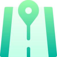 A map icon with a pin pointing to a location vector