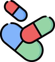 Pill clip art illustration vector