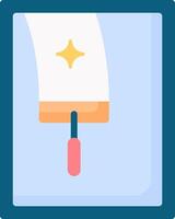 A paintbrush with a star on it vector