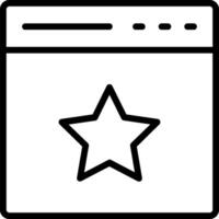 A star icon on a white background vector
