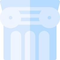 A trash can icon with a blue background vector