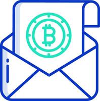 Bitcoin in an envelope vector