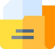 File folder icon vector
