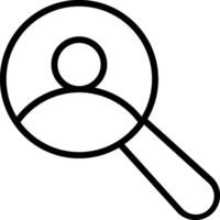 Magnifying illustration design vector