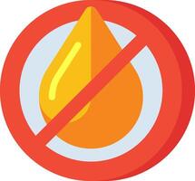 No oil drop icon illustration vector
