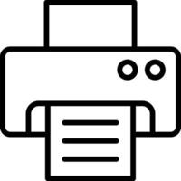 Printer icon on a white background vector
