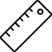 A ruler icon on a white background vector