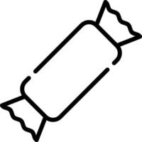 A candy bar icon on a white background vector