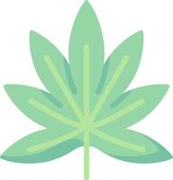 A marijuana leaf icon on a white background vector