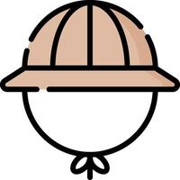 A hat icon on a white background vector
