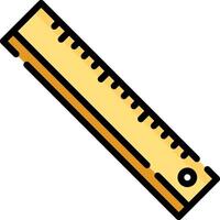 A ruler icon on a white background vector