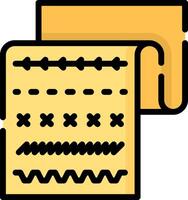 A folder with a pencil and a pencil vector