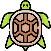 A turtle icon on a white background vector