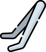 A pair of scissors on a white background vector