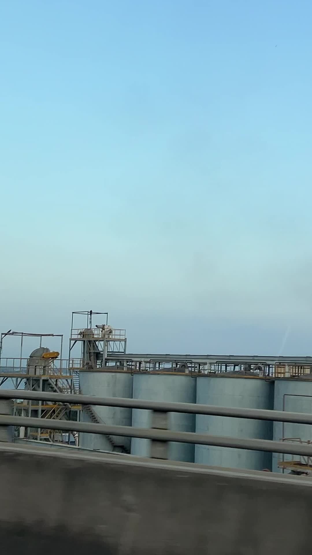 Ho Chi Minh Bridge Phu My bridge at morning . This largest cable stayed