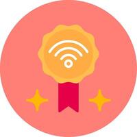 Good Internet Flat Multi Color Icon vector