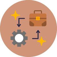 Business Development Flat Multi Color Icon vector