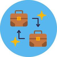 B2B Flat Multi Color Icon vector