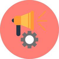 Campaign Optimization Flat Multi Color Icon vector