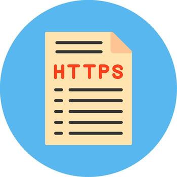 https plano multi color icono vector