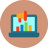 Average Position Flat Multi Color Icon vector
