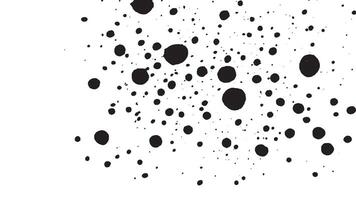 A black and white image of dots on a white background vector