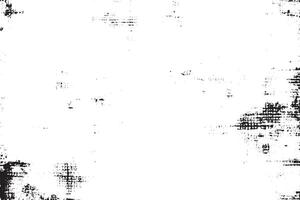 Weathered and Grainy Abstract Grunge Texture with Monochrome Halftone Patterns and Ink Splashes on a Noisy White Background vector