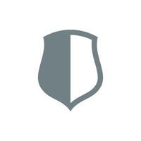 Blank Shield Template Design vector
