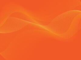 wavy lines orange gradient banner background for banner, poster design background vector
