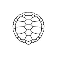 Turtle Shell Pattern Coloring Page Sketch Coloring Page vector